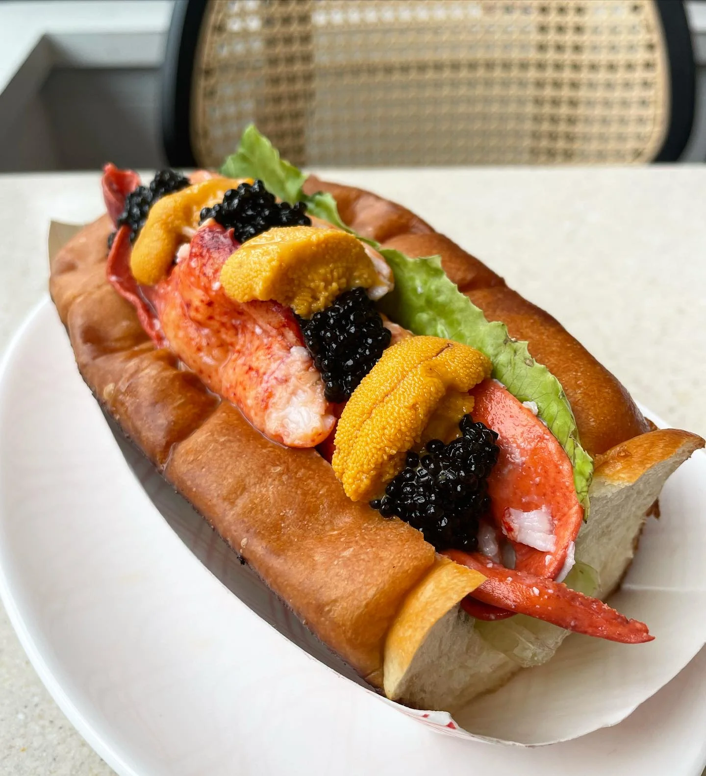 The Roe Boat - Maine Lobster Roll + Maine Uni & Caviar - Image 2